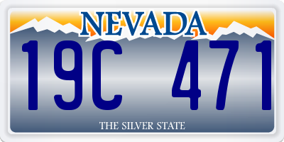 NV license plate 19C471