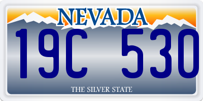 NV license plate 19C530