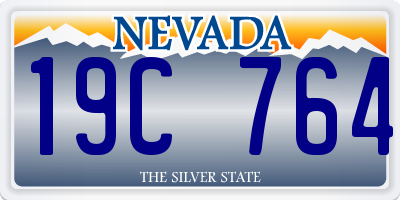 NV license plate 19C764