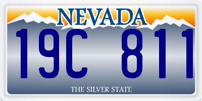 NV license plate 19C811