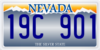 NV license plate 19C901