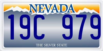 NV license plate 19C979