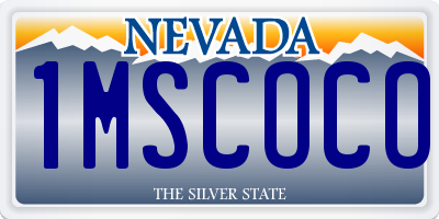 NV license plate 1MSCOCO