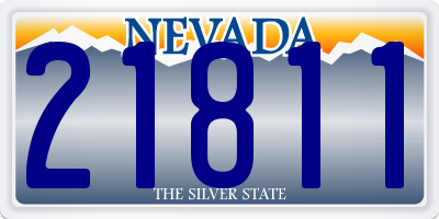 NV license plate 21811