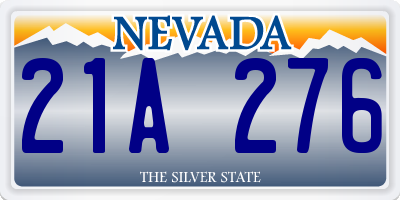 NV license plate 21A276