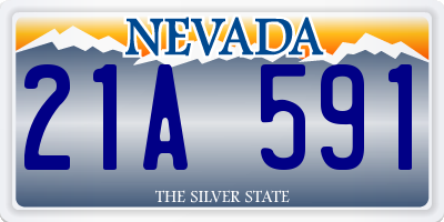 NV license plate 21A591