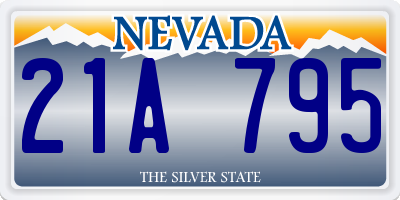 NV license plate 21A795