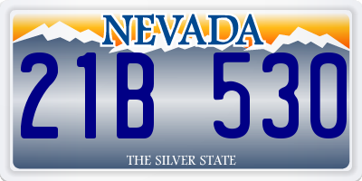 NV license plate 21B530