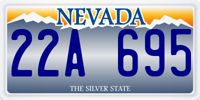 NV license plate 22A695