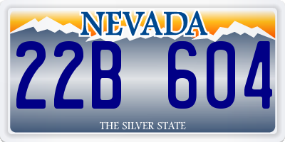 NV license plate 22B604