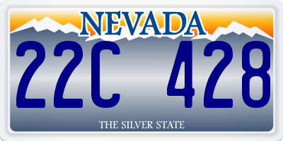 NV license plate 22C428