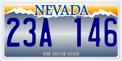 NV license plate 23A146