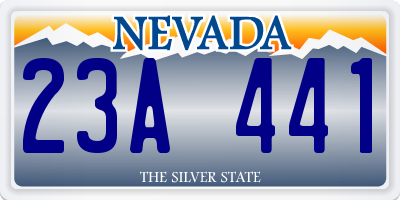 NV license plate 23A441