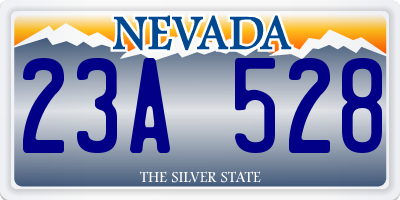 NV license plate 23A528