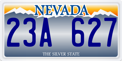 NV license plate 23A627