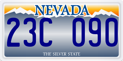 NV license plate 23C090