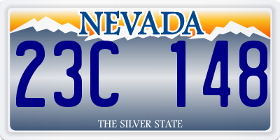 NV license plate 23C148
