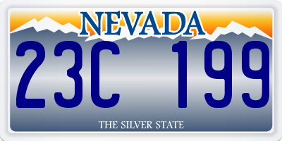 NV license plate 23C199