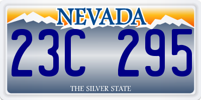 NV license plate 23C295