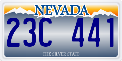 NV license plate 23C441