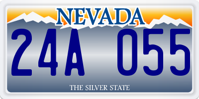 NV license plate 24A055