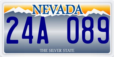 NV license plate 24A089