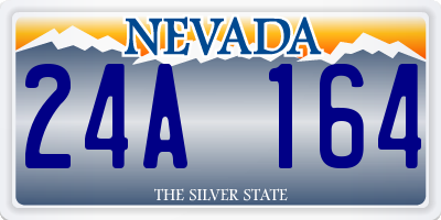 NV license plate 24A164