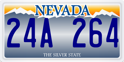NV license plate 24A264