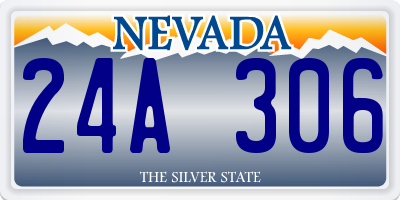 NV license plate 24A306