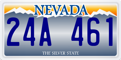 NV license plate 24A461