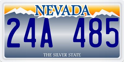 NV license plate 24A485