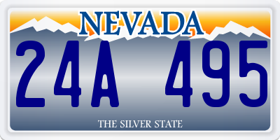 NV license plate 24A495