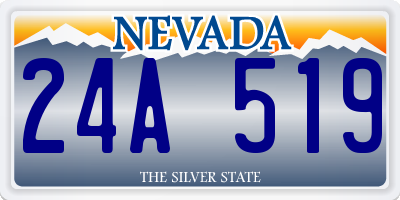 NV license plate 24A519