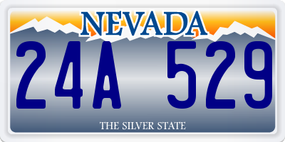 NV license plate 24A529