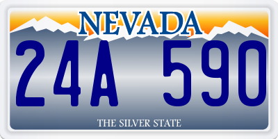 NV license plate 24A590