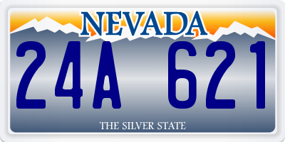 NV license plate 24A621