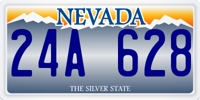 NV license plate 24A628