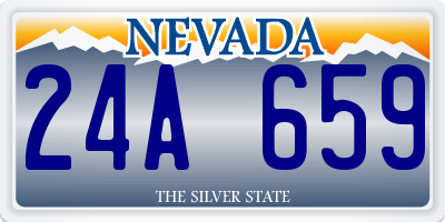 NV license plate 24A659