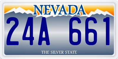 NV license plate 24A661