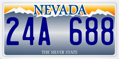 NV license plate 24A688