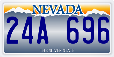 NV license plate 24A696