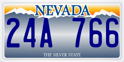 NV license plate 24A766