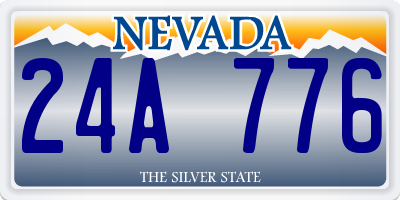 NV license plate 24A776