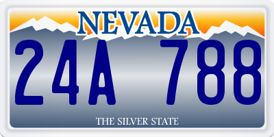 NV license plate 24A788