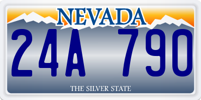 NV license plate 24A790