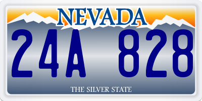 NV license plate 24A828