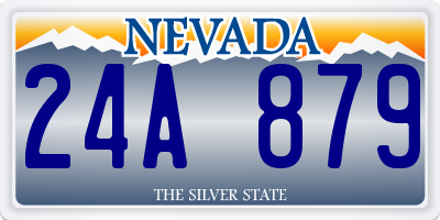 NV license plate 24A879