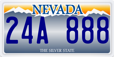 NV license plate 24A888