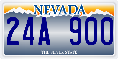 NV license plate 24A900