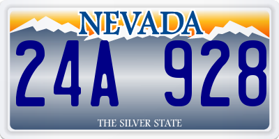 NV license plate 24A928